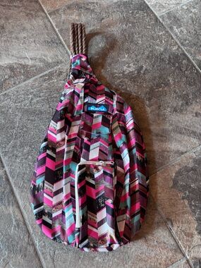 KAVU Rope Sling in Sunset Blocks